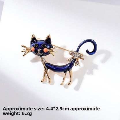 Chinese Ancient Style Lapel Pin High-End Light-Proof Suit Jacket Autumn Winter Accessories