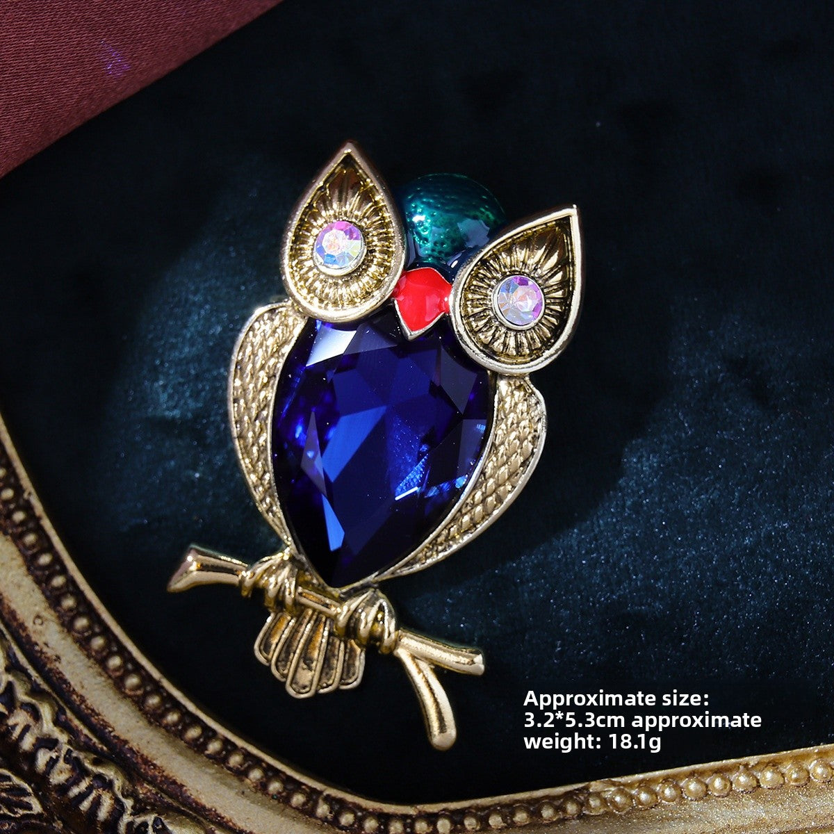 Chinese Ancient Style Lapel Pin High-End Light-Proof Suit Jacket Autumn Winter Accessories