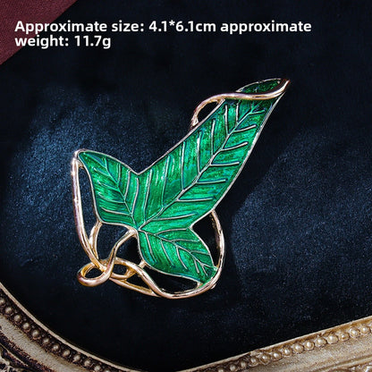Chinese Ancient Style Lapel Pin High-End Light-Proof Suit Jacket Autumn Winter Accessories