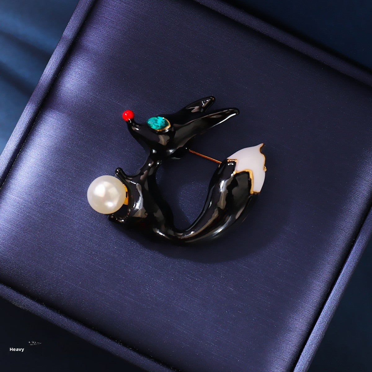 Chinese Ancient Style Lapel Pin High-End Light-Proof Suit Jacket Autumn Winter Accessories