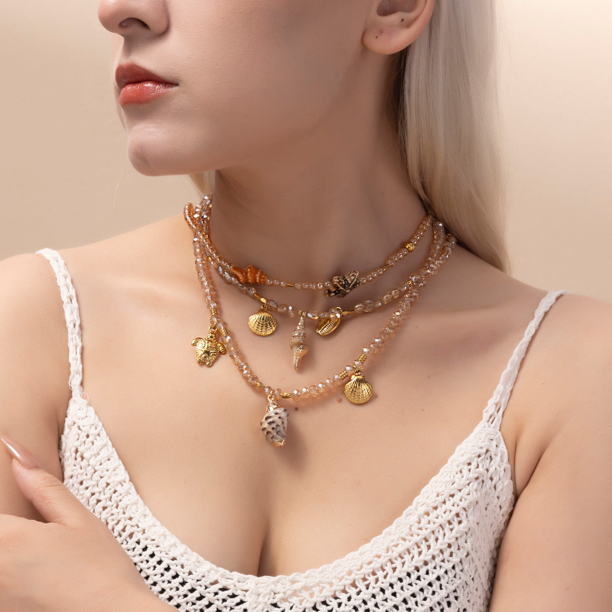 For Women Pastoral Style Necklace Featuring Elegant Design