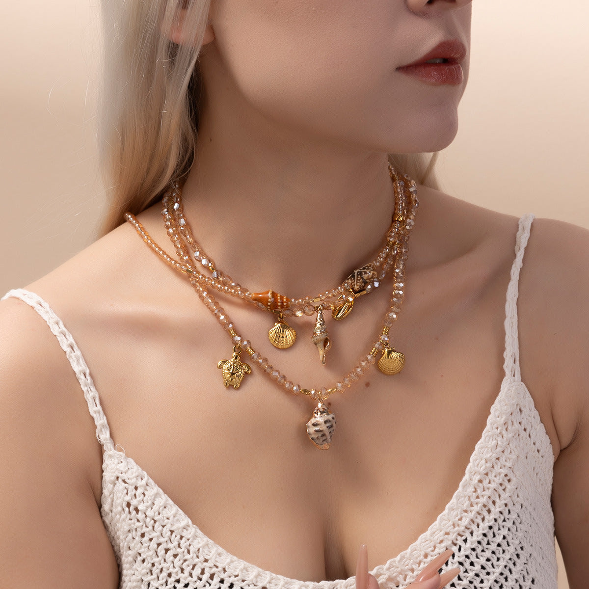 For Women Pastoral Style Necklace Featuring Elegant Design