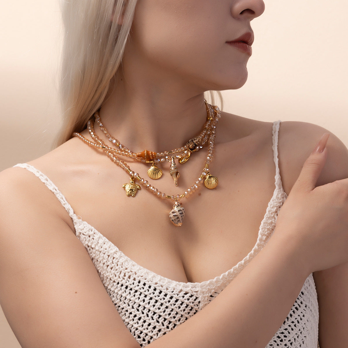 For Women Pastoral Style Necklace Featuring Elegant Design