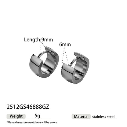 Sweet Earrings For Women Made Of 302 Stainless Steel In Elegant Golden Color