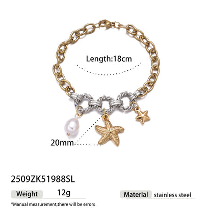 Ocean For Jewelry Set In Elegant Golden Color