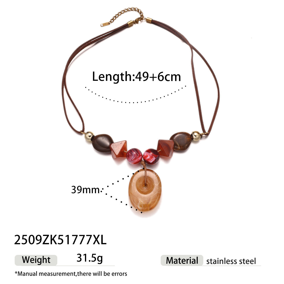 For Necklace In Steel Color, Stylish And Durable Accessory For Everyday Wear