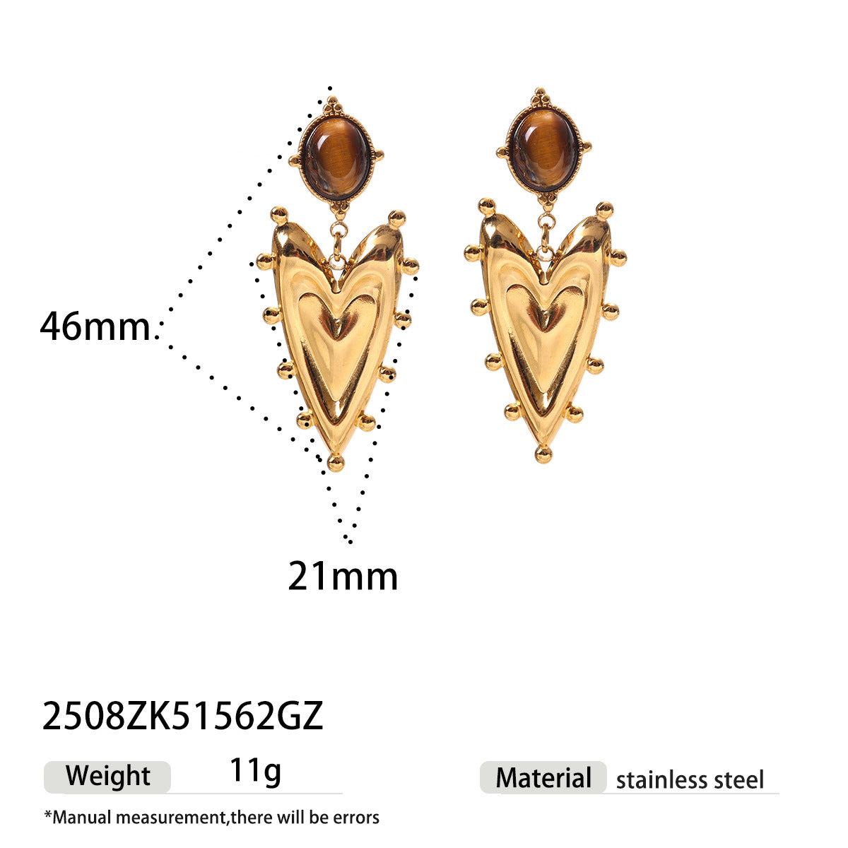 Heart Shape Pendant Necklace For Women In Durable Titanium Steel, Featuring Elegant Steel Color Finish