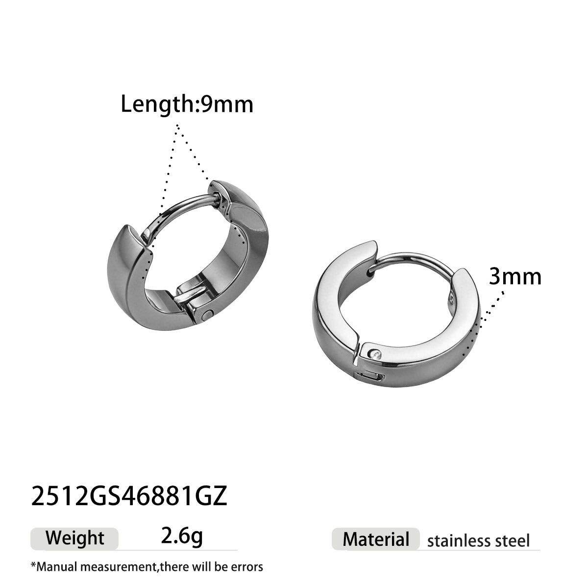 Geometric Earrings For Women Made Of Durable 304 Stainless Steel Featuring Elegant Golden Finish