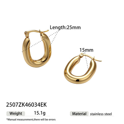 Pastoral Style Titanium Steel Necklace For Everyday Wear In Steel Color