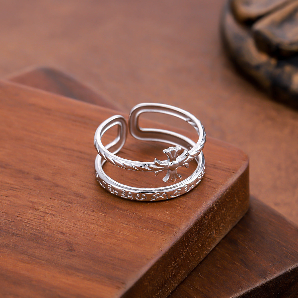 For Irregular Open Rings Made Of 304 Stainless Steel In Golden Color
