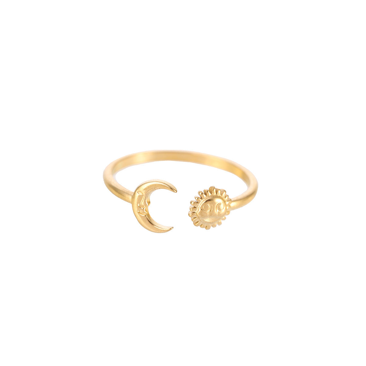 Unisex Star Ring In Golden Color For Everyday Wear
