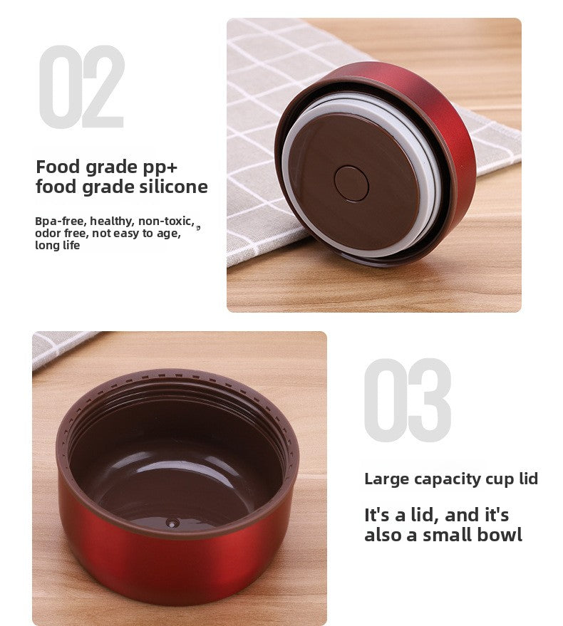 Thermos Cup Made Of Durable 304 Stainless Steel For Kitchen And Drinking Use