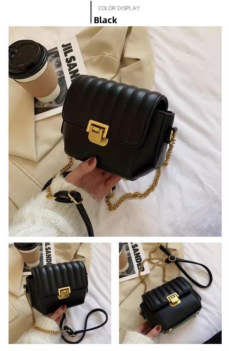 Square PU Leather Crossbody Bag For Women, Stylish And Practical Design