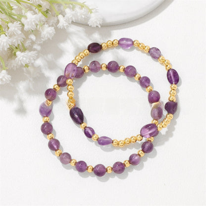 For Irregular Pattern Bracelets In Purple, 1 Set Featuring Unique Design