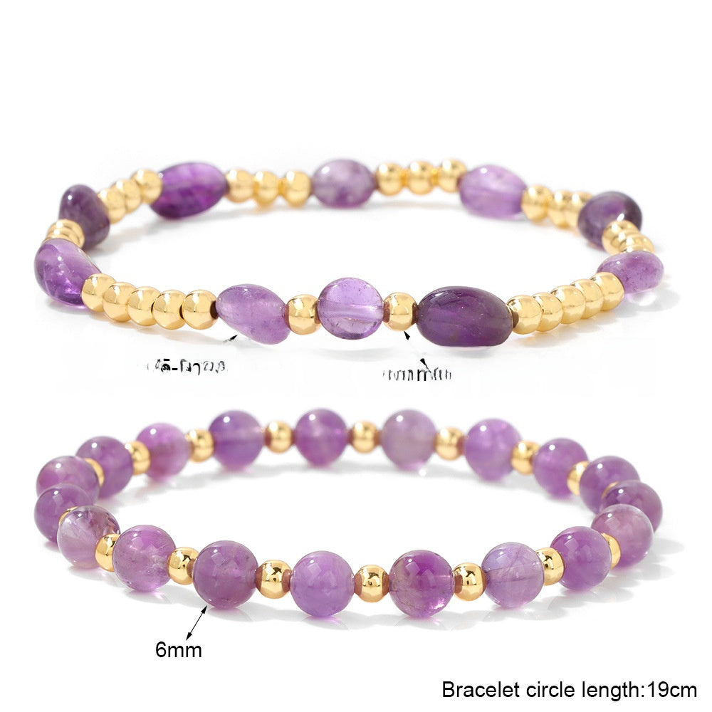 For Irregular Pattern Bracelets In Purple, 1 Set Featuring Unique Design