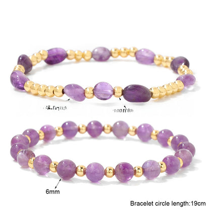 For Irregular Pattern Bracelets In Purple, 1 Set Featuring Unique Design
