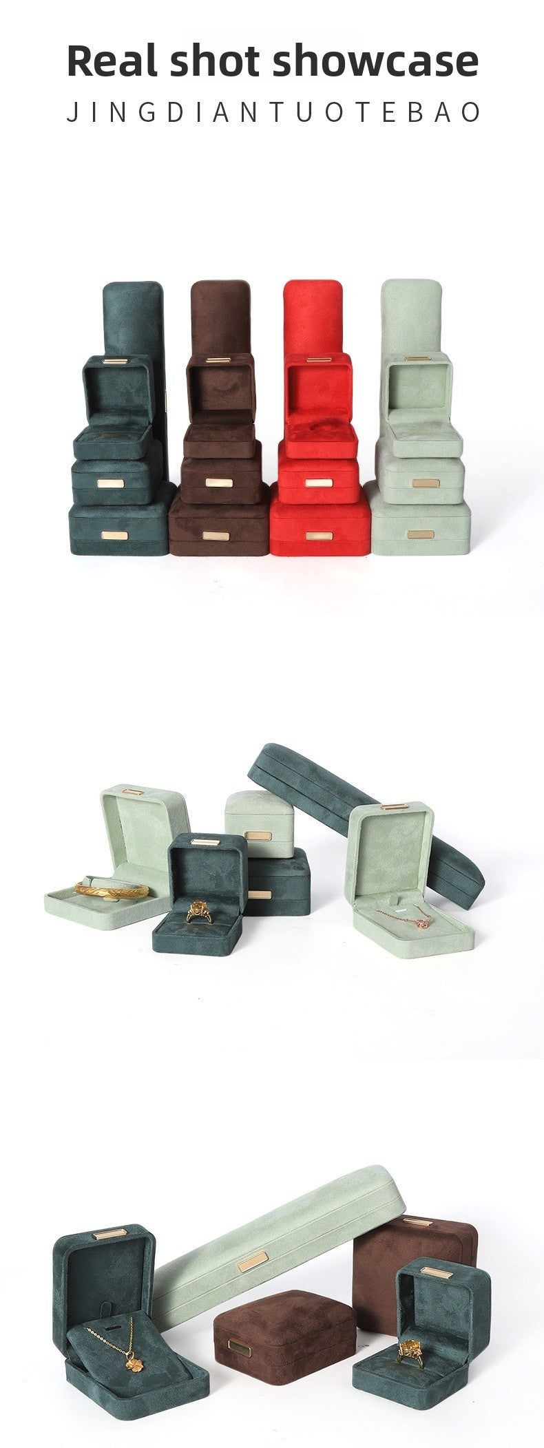 Flannel Jewelry Box, 1 Piece, Soft And Elegant Storage Solution For Jewelry