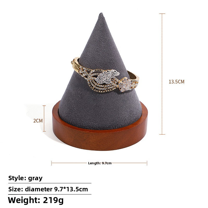 Wood Jewelry Rack, 1 Piece, Perfect For Organizing And Displaying Accessories