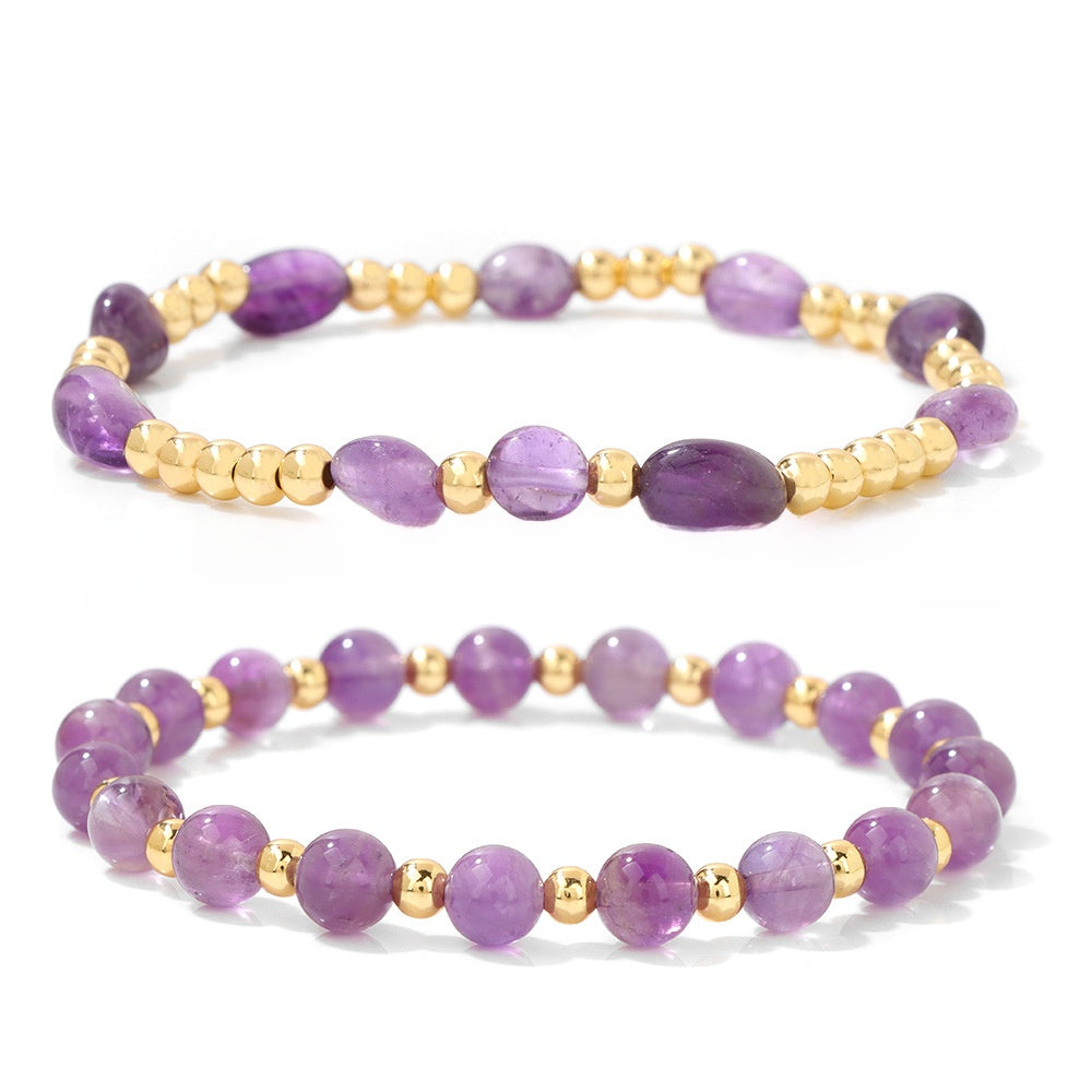For Irregular Pattern Bracelets In Purple, 1 Set Featuring Unique Design