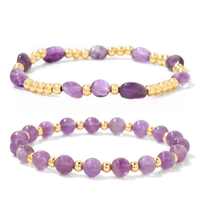 For Irregular Pattern Bracelets In Purple, 1 Set Featuring Unique Design