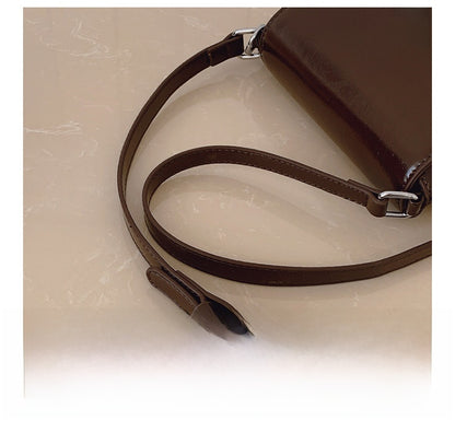 Shell-Shaped Shoulder Bag For Women In PU Leather, Stylish And Elegant Design