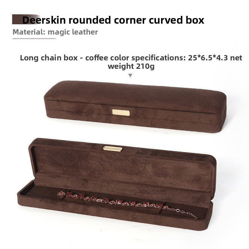 Flannel Jewelry Box, 1 Piece, Soft And Elegant Storage Solution For Jewelry