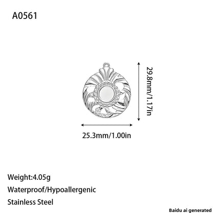Original Design Pendant In 304 Stainless Steel With Golden Finish Jewelry Accessories