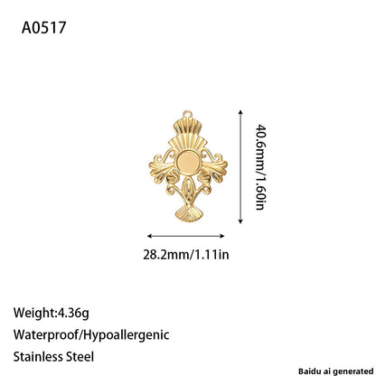 Original Design Pendant In 304 Stainless Steel With Golden Finish Jewelry Accessories