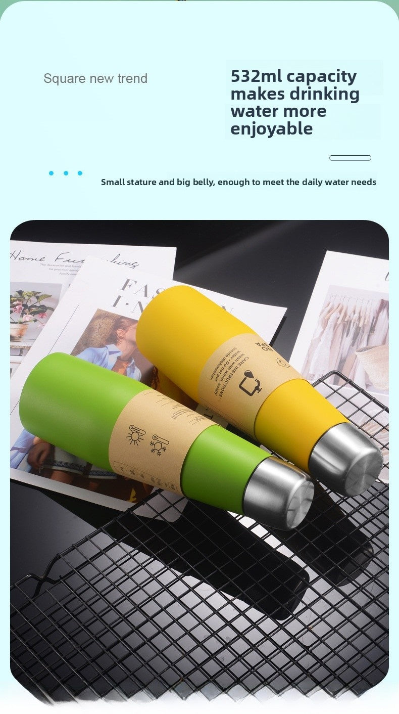 Thermos Cup Made Of Durable 304 Stainless Steel For Kitchen And Drinking Use