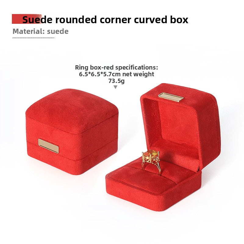 Flannel Jewelry Box, 1 Piece, Soft And Elegant Storage Solution For Jewelry