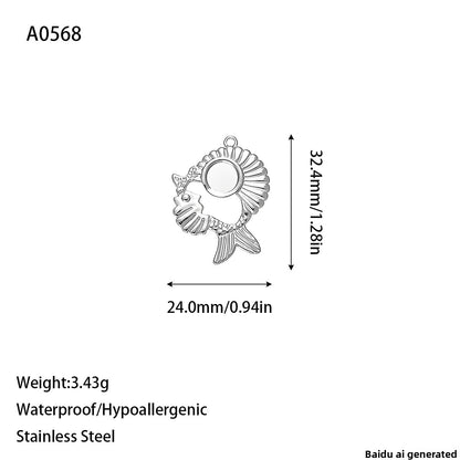 Original Design Pendant In 304 Stainless Steel With Golden Finish Jewelry Accessories