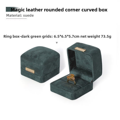 Flannel Jewelry Box, 1 Piece, Soft And Elegant Storage Solution For Jewelry
