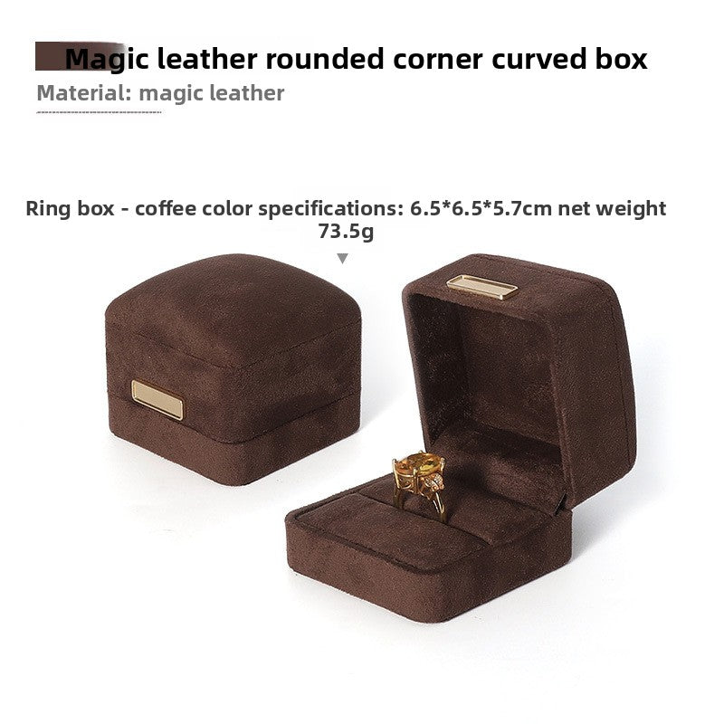 Flannel Jewelry Box, 1 Piece, Soft And Elegant Storage Solution For Jewelry