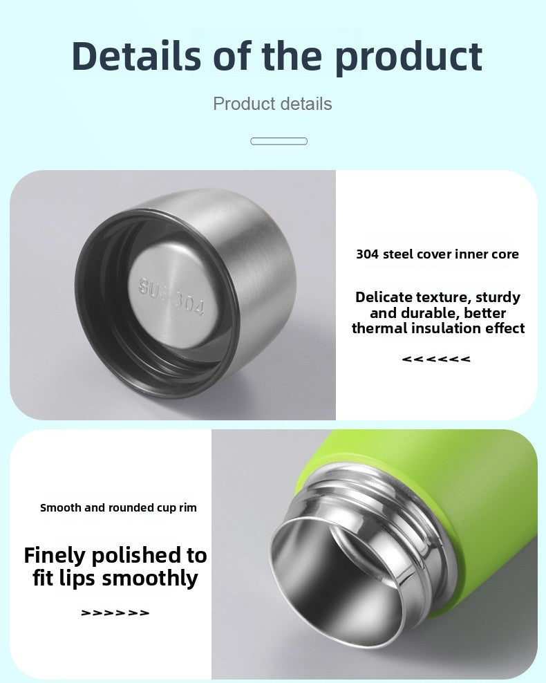 Thermos Cup Made Of Durable 304 Stainless Steel For Kitchen And Drinking Use