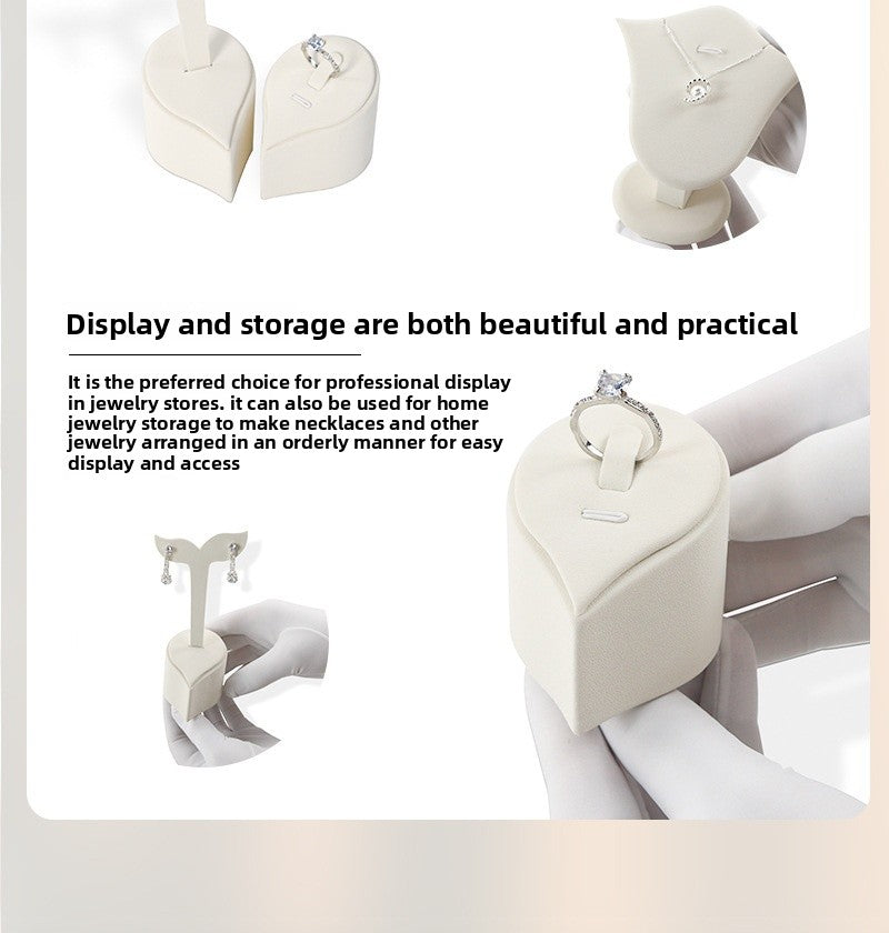 1 Piece White Metal Jewelry Rack For Displaying Accessories