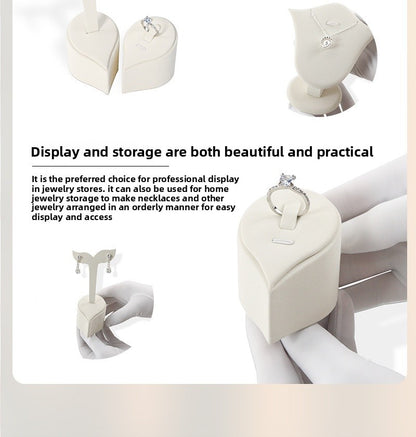 1 Piece White Metal Jewelry Rack For Displaying Accessories