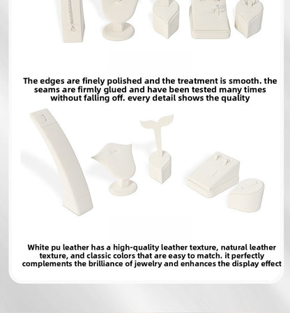 1 Piece White Metal Jewelry Rack For Displaying Accessories