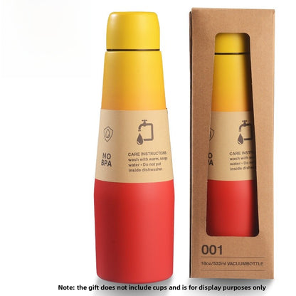 Thermos Cup Made Of Durable 304 Stainless Steel For Kitchen And Drinking Use
