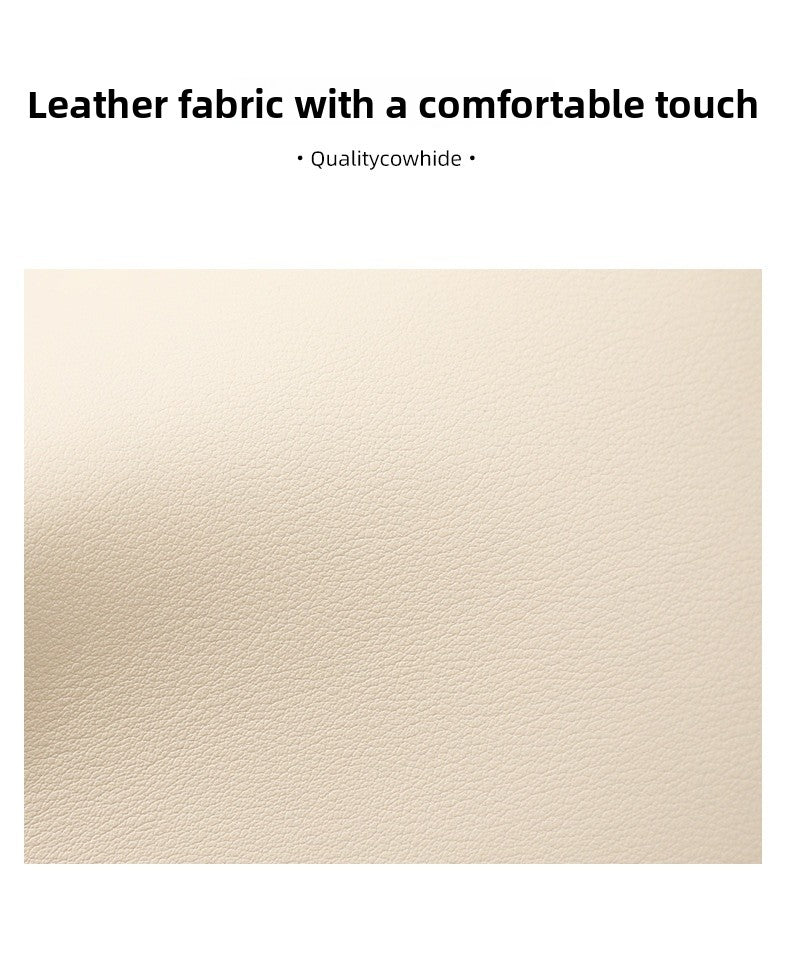 Genuine Leather Bucket Handbag With Sewing Thread Detail, Perfect For Autumn And Winter