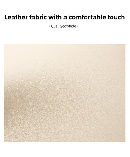 Genuine Leather Bucket Handbag With Sewing Thread Detail, Perfect For Autumn And Winter