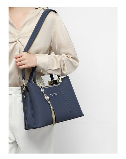 Square Genuine Leather Shoulder Bag For Women, Stylish And Durable Handbag