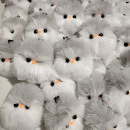 White Animal Plush Doll Made With Soft PP Cotton, Perfect For Kids And Collectors