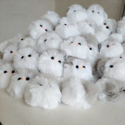 White Animal Plush Doll Made With Soft PP Cotton, Perfect For Kids And Collectors