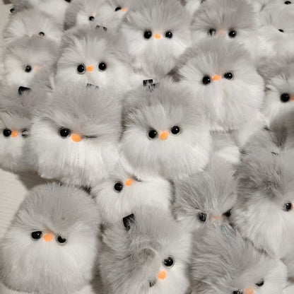 White Animal Plush Doll Made With Soft PP Cotton, Perfect For Kids And Collectors