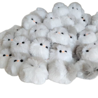 White Animal Plush Doll Made With Soft PP Cotton, Perfect For Kids And Collectors