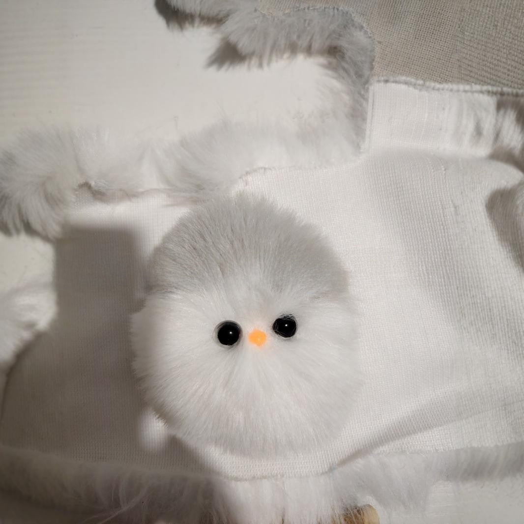 White Animal Plush Doll Made With Soft PP Cotton, Perfect For Kids And Collectors