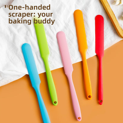 Silica Gel Baking Scraper For Kitchen Use, Durable And Flexible Cooking Utensil