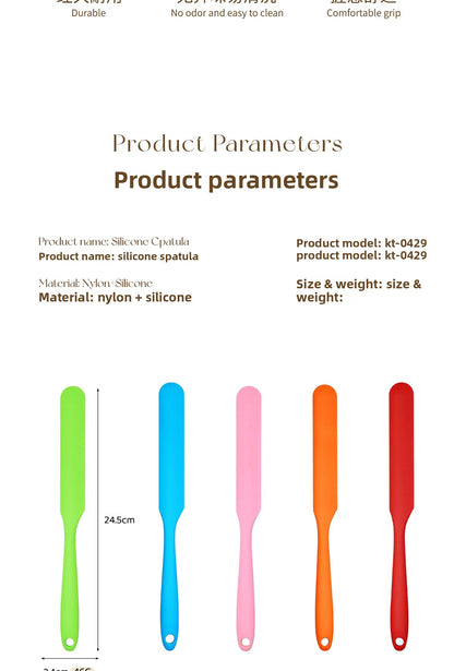 Silica Gel Baking Scraper For Kitchen Use, Durable And Flexible Cooking Utensil