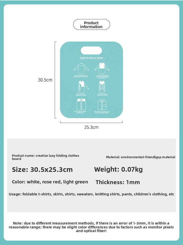 Hongyun Da Folding Board For Clothes In White Adult Version, Model 01, Released Winter 2019, Made In Other Regions
