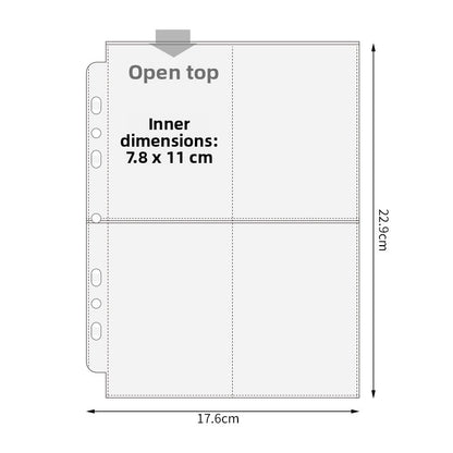 30pcs PVC Photo Album Set Featuring Durable Material For Long-Lasting Memory Storage